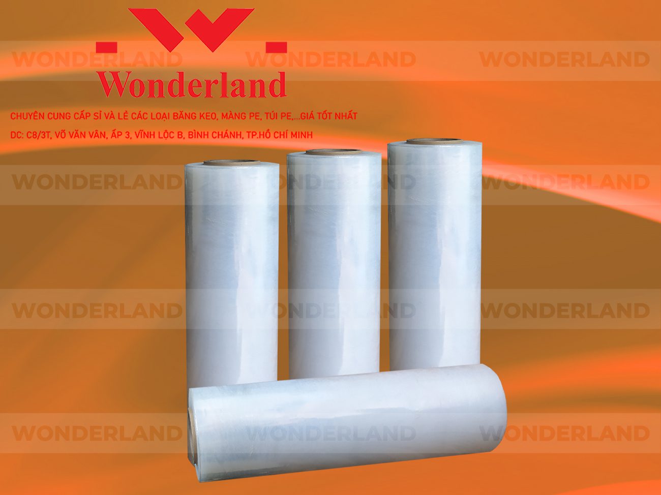 MÀNG PE TRẮNG 3.5KG LÕI 200G CHẤT LƯỢNG CAO WONDERLAND GIÁ SỈ TỐT NHẤT