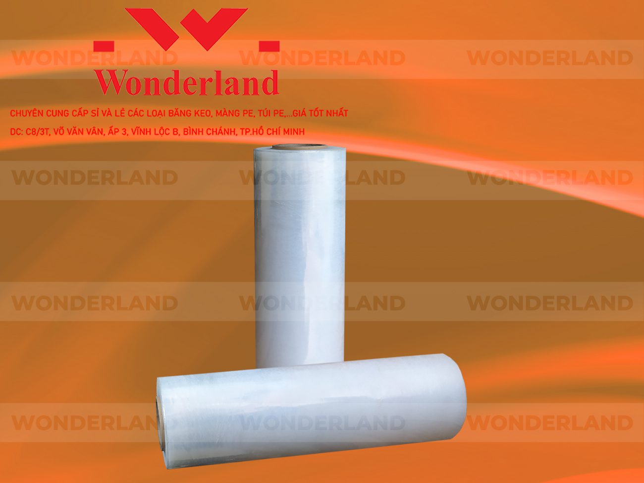 MÀNG PE TRẮNG 3.5KG LÕI 200G CHẤT LƯỢNG CAO WONDERLAND