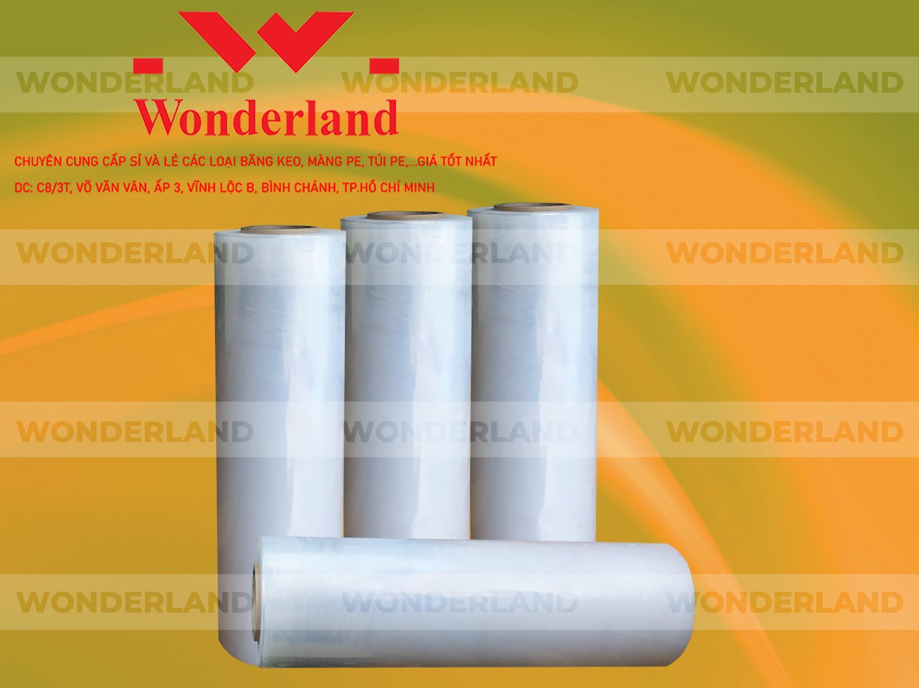 MÀNG PE TRẮNG 3.6KG LÕI 200G CHẤT LƯỢNG CAO WONDERLAND GIÁ SỈ TỐT NHẤT