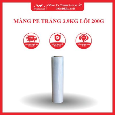 MÀNG PE TRẮNG 3.9KG LÕI 200G WONDERLAND
