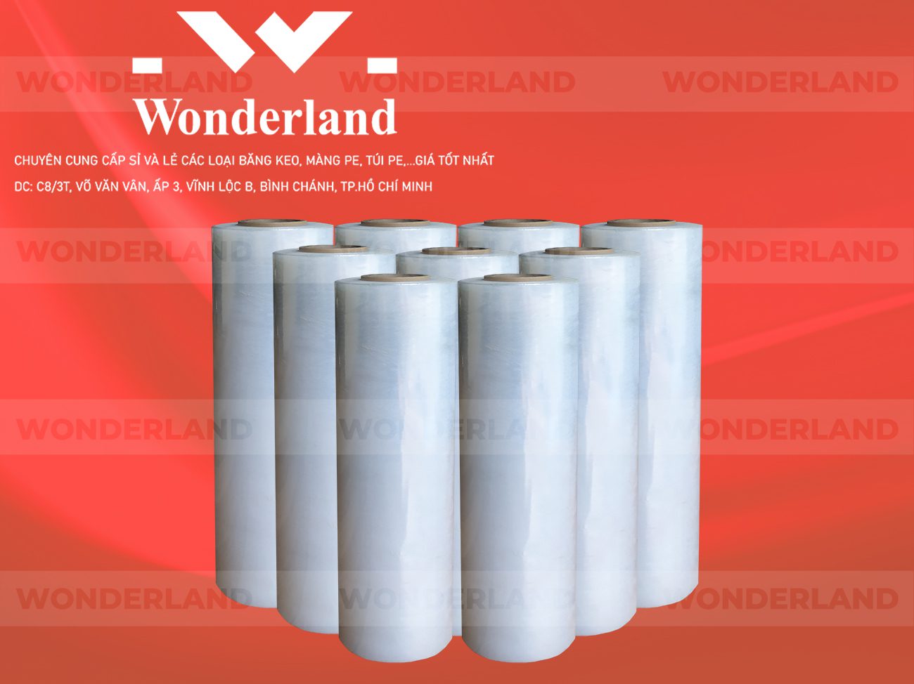 MÀNG PE TRẮNG 4.2KG LÕI 200G CHẤT LƯỢNG CAO WONDERLAND GIÁ SỈ TỐT NHẤT