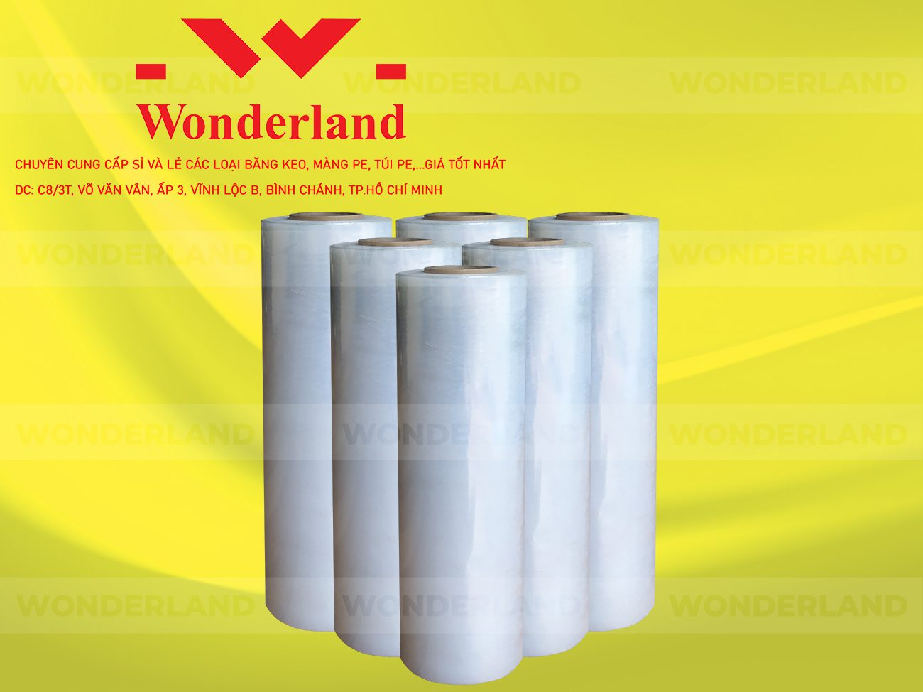 MÀNG PE TRẮNG 4.4KG LÕI 200G CHẤT LƯỢNG CAO WONDERLAND GIÁ SỈ TỐT NHẤT