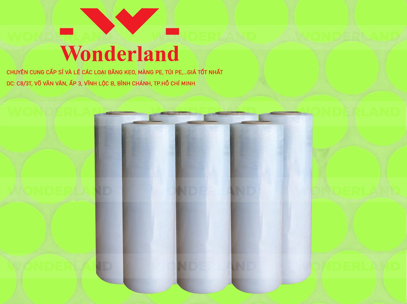 MÀNG PE TRẮNG 4.6KG LÕI 200G CHẤT LƯỢNG CAO WONDERLAND GIÁ SỈ TỐT NHẤT
