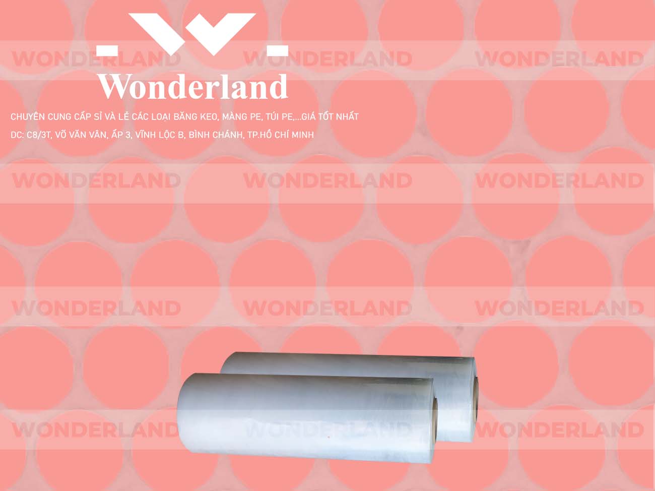 MÀNG PE TRẮNG 5.1KG LÕI 200G CHẤT LƯỢNG CAO WONDERLAND