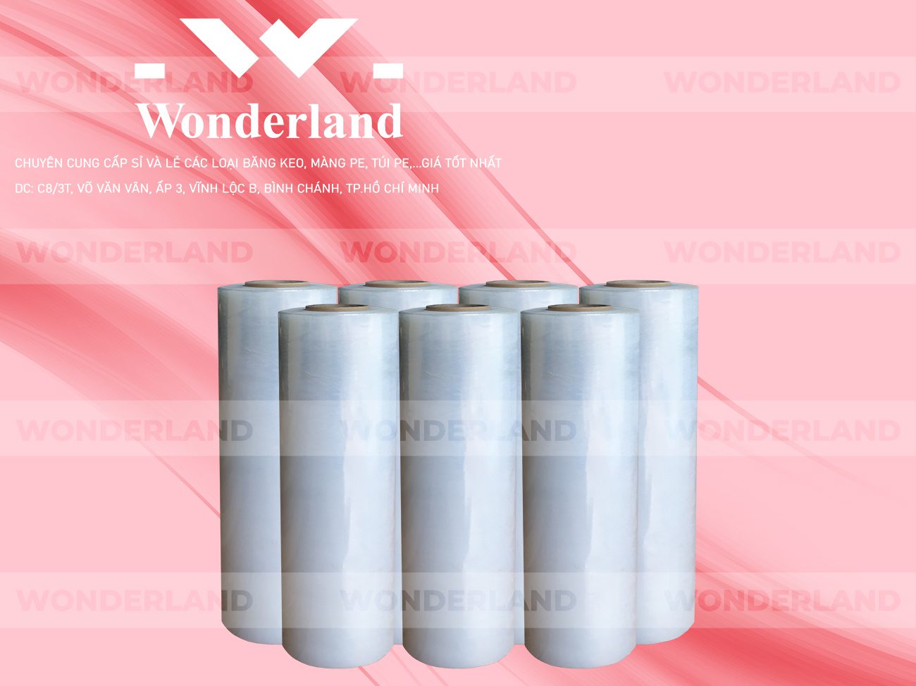 MÀNG PE TRẮNG 5.3KG LÕI 200G CHẤT LƯỢNG CAO WONDERLAND GIÁ SỈ TỐT NHẤT