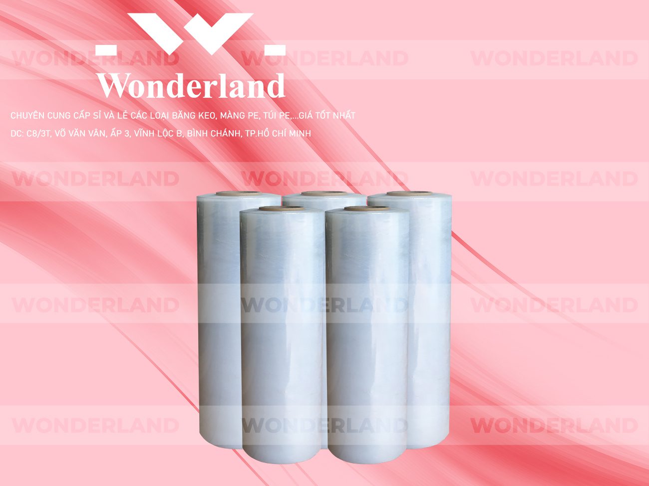 MÀNG PE TRẮNG 5.3KG LÕI 200G CHẤT LƯỢNG CAO WONDERLAND