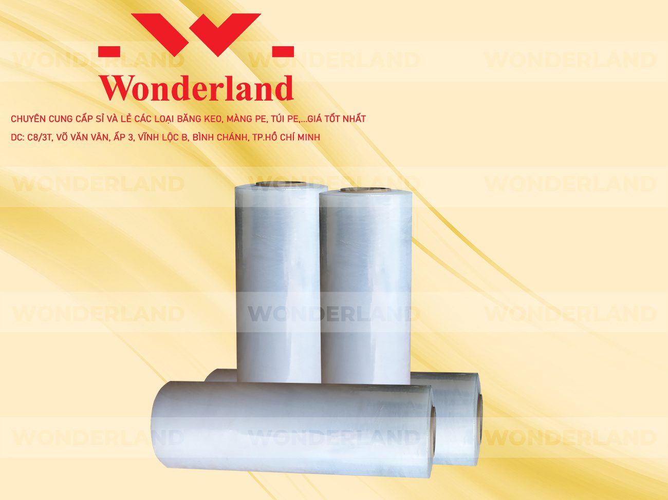 MÀNG PE TRẮNG 5.4KG LÕI 200G CHẤT LƯỢNG CAO WONDERLAND GIÁ SỈ TỐT NHẤT