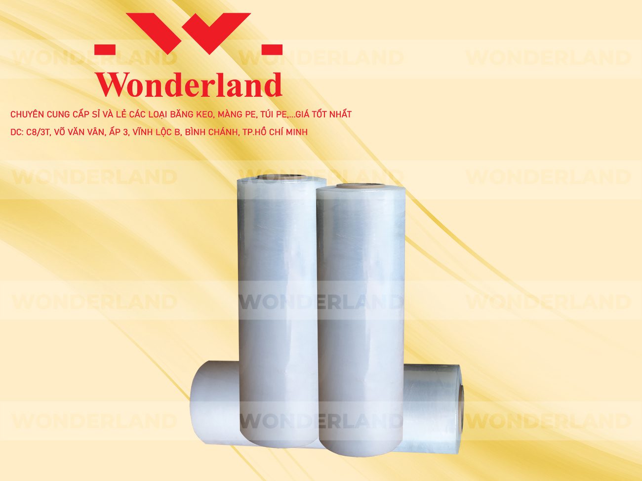 MÀNG PE TRẮNG 5.4KG LÕI 200G CHẤT LƯỢNG CAO WONDERLAND