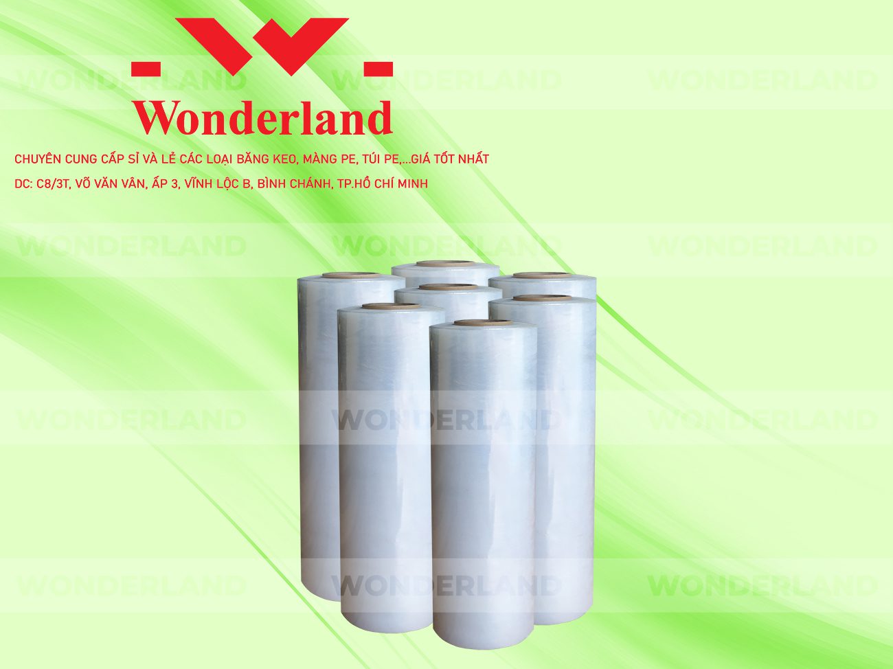 MÀNG PE TRẮNG 5.5KG LÕI 200G CHẤT LƯỢNG CAO WONDERLAND GIÁ SỈ TỐT NHẤT