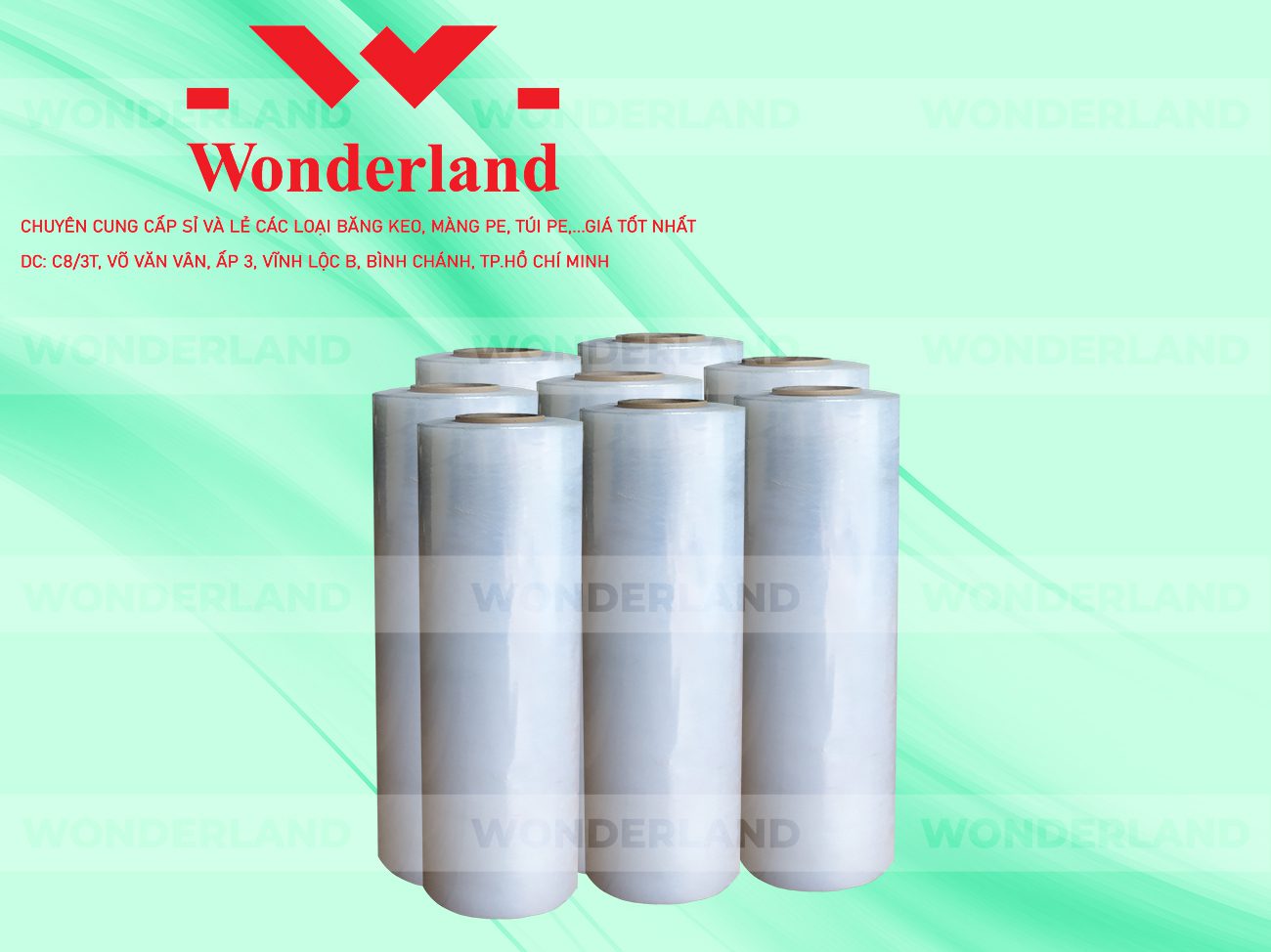 MÀNG PE TRẮNG 5.6KG LÕI 200G CHẤT LƯỢNG CAO WONDERLAND GIÁ SỈ TỐT NHẤT