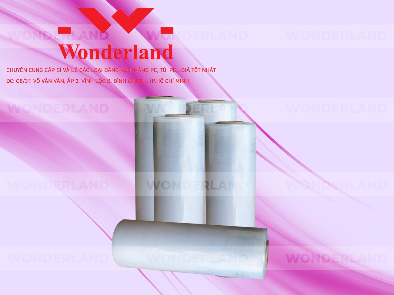 MÀNG PE TRẮNG 5.8KG LÕI 200G CHẤT LƯỢNG CAO WONDERLAND GIÁ SỈ TỐT NHẤT