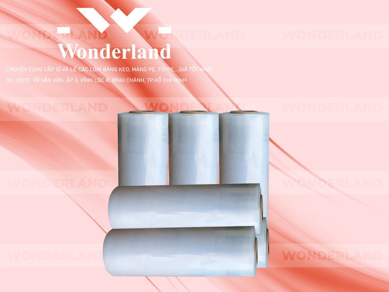 MÀNG PE TRẮNG 5.9KG LÕI 200G CHẤT LƯỢNG CAO WONDERLAND GIÁ SỈ TỐT NHẤT