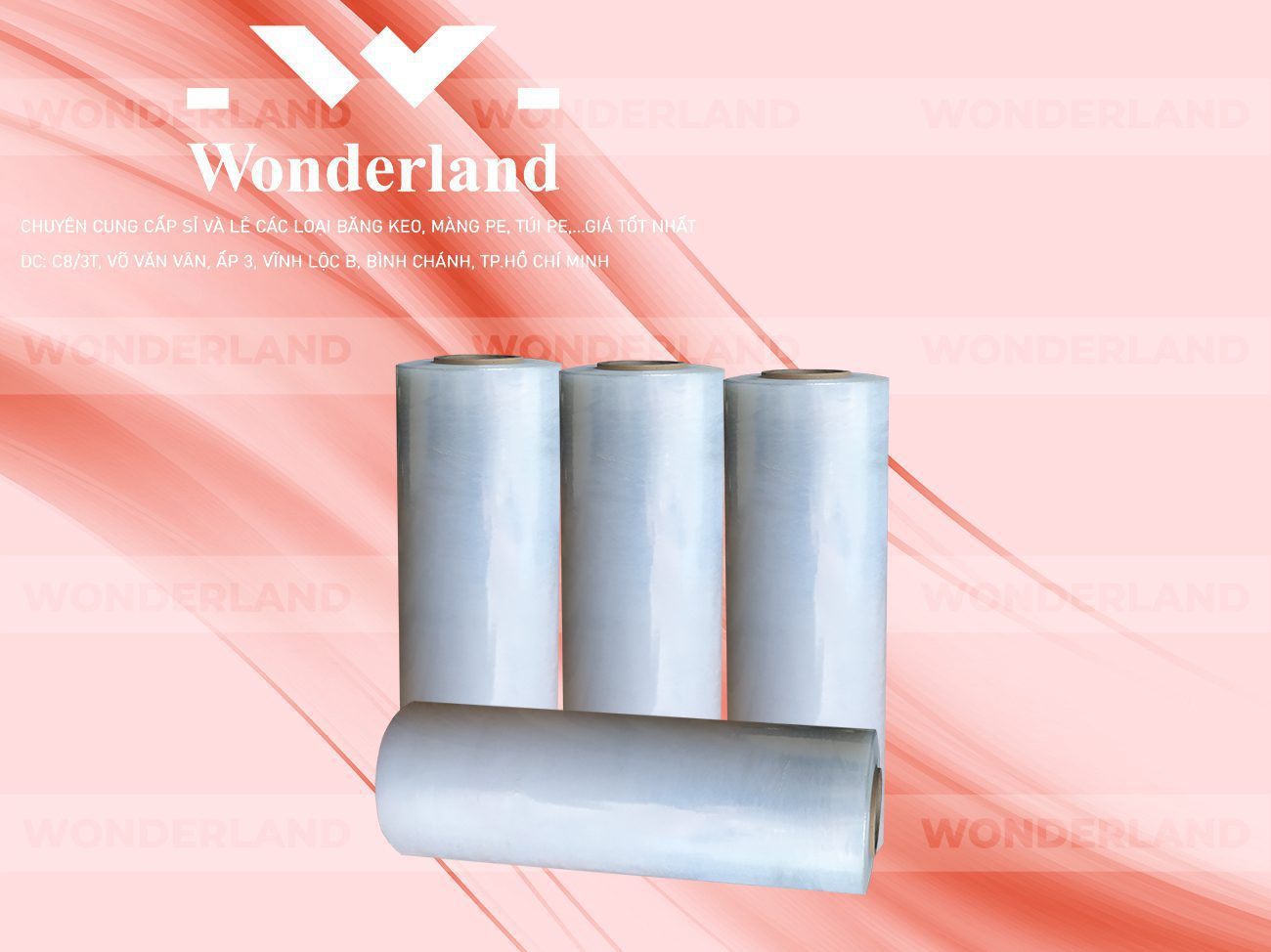 MÀNG PE TRẮNG 5.9KG LÕI 200G CHẤT LƯỢNG CAO WONDERLAND