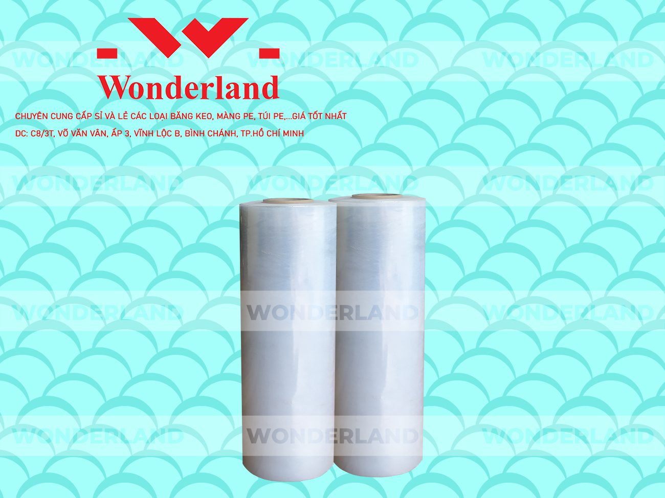 MÀNG PE TRẮNG 6.0KG LÕI 500G CHẤT LƯỢNG CAO WONDERLAND
