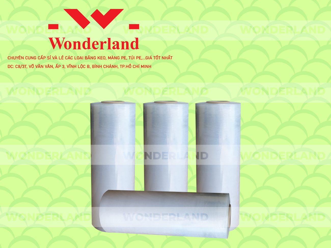 MÀNG PE TRẮNG 6.1KG LÕI 500G CHẤT LƯỢNG CAO WONDERLAND GIÁ SỈ TỐT NHẤT