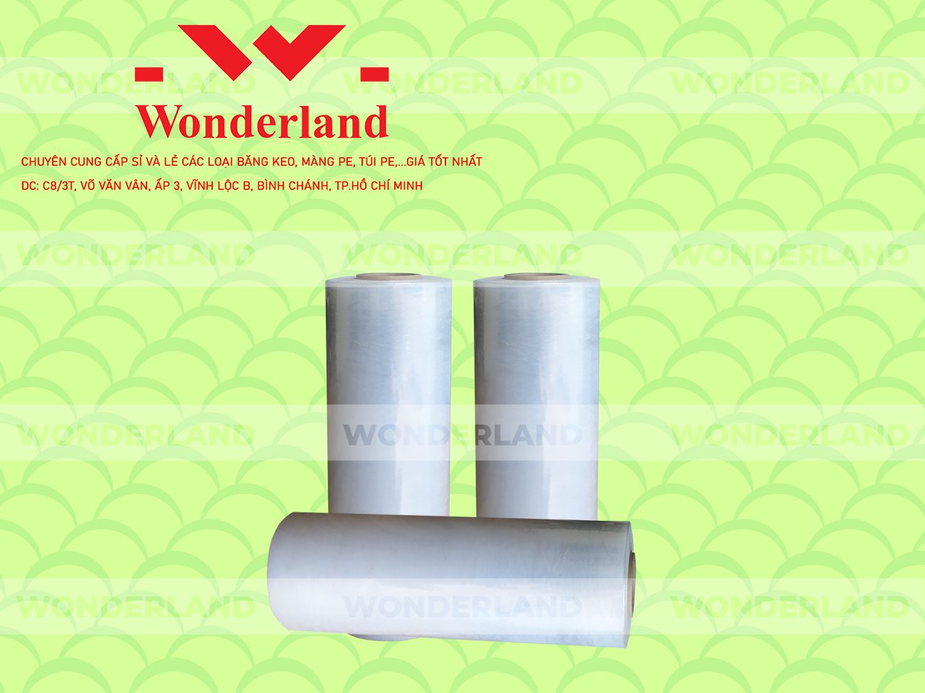 MÀNG PE TRẮNG 6.1KG LÕI 500G CHẤT LƯỢNG CAO WONDERLAND