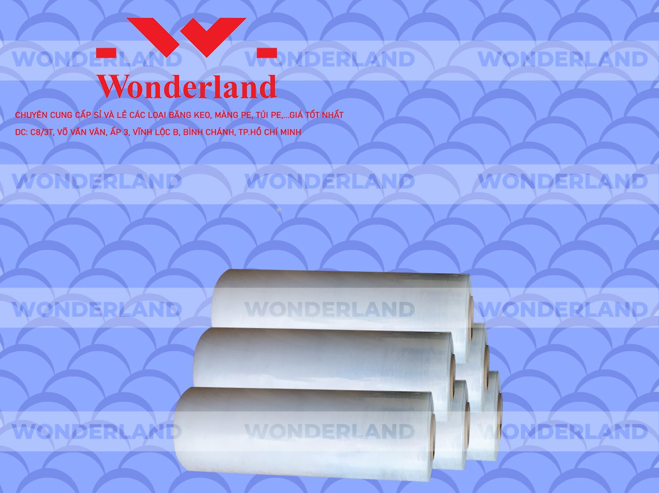 MÀNG PE TRẮNG 6.2KG LÕI 500G CHẤT LƯỢNG CAO WONDERLAND GIÁ SỈ TỐT NHẤT