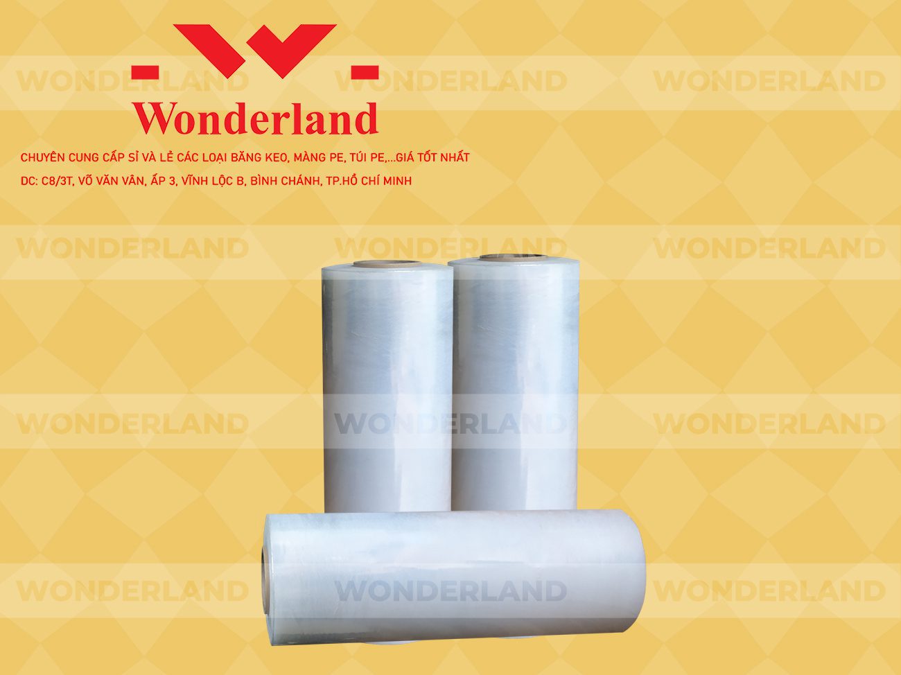 MÀNG PE TRẮNG 6.3KG LÕI 500G CHẤT LƯỢNG CAO WONDERLAND