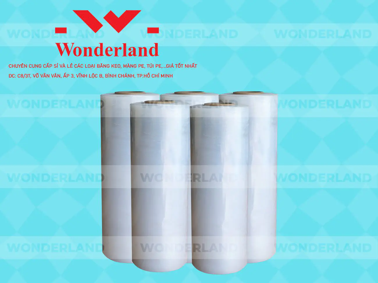 MÀNG PE TRẮNG 6.5KG LÕI 500G CHẤT LƯỢNG CAO WONDERLAND GIÁ SỈ TỐT NHẤT