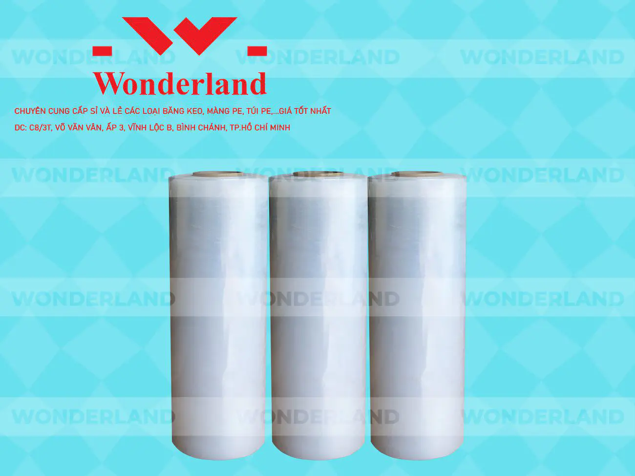 MÀNG PE TRẮNG 6.5KG LÕI 500G CHẤT LƯỢNG CAO WONDERLAND