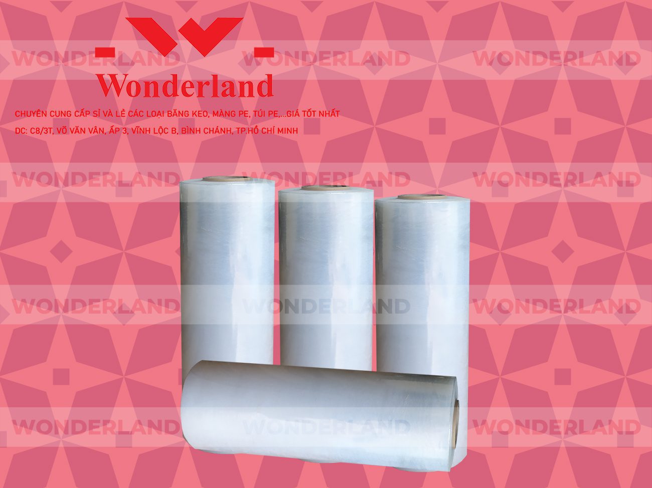 MÀNG PE TRẮNG 6.7KG LÕI 500G CHẤT LƯỢNG CAO WONDERLAND GIÁ SỈ TỐT NHẤT