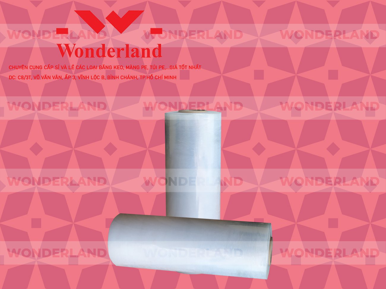 MÀNG PE TRẮNG 6.7KG LÕI 500G CHẤT LƯỢNG CAO WONDERLAND