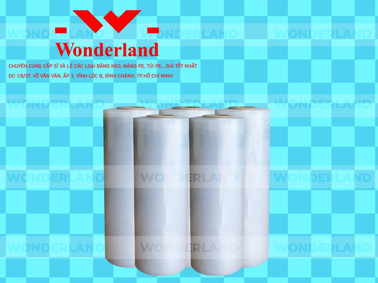 MÀNG PE TRẮNG 7.0KG LÕI 500G CHẤT LƯỢNG CAO WONDERLAND GIÁ SỈ TỐT NHẤT
