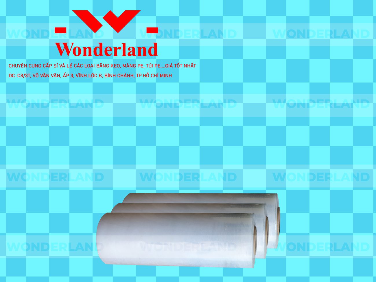 MÀNG PE TRẮNG 7.0KG LÕI 500G CHẤT LƯỢNG CAO WONDERLAND