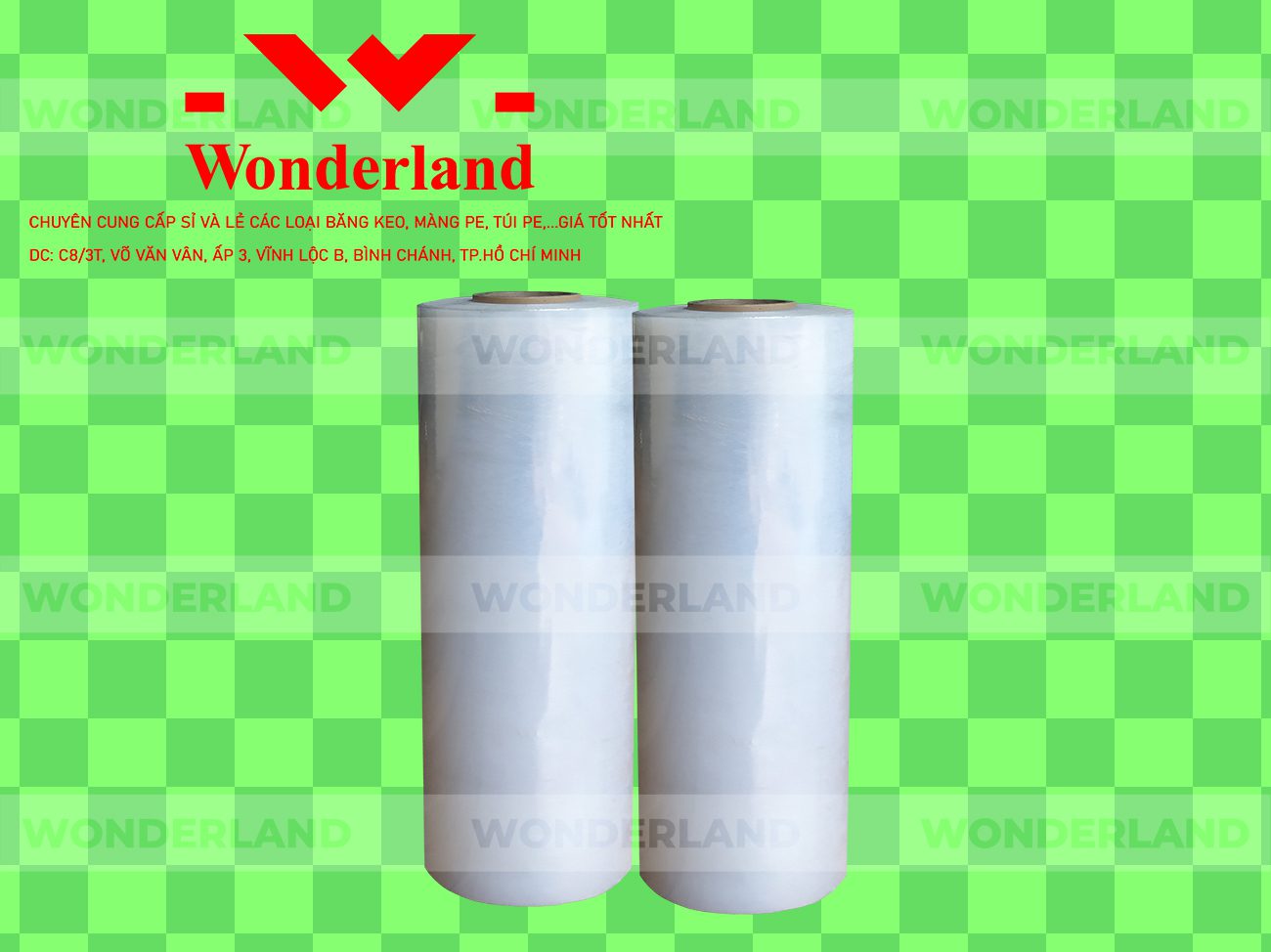 MÀNG PE TRẮNG 7.1KG LÕI 500G CHẤT LƯỢNG CAO WONDERLAND