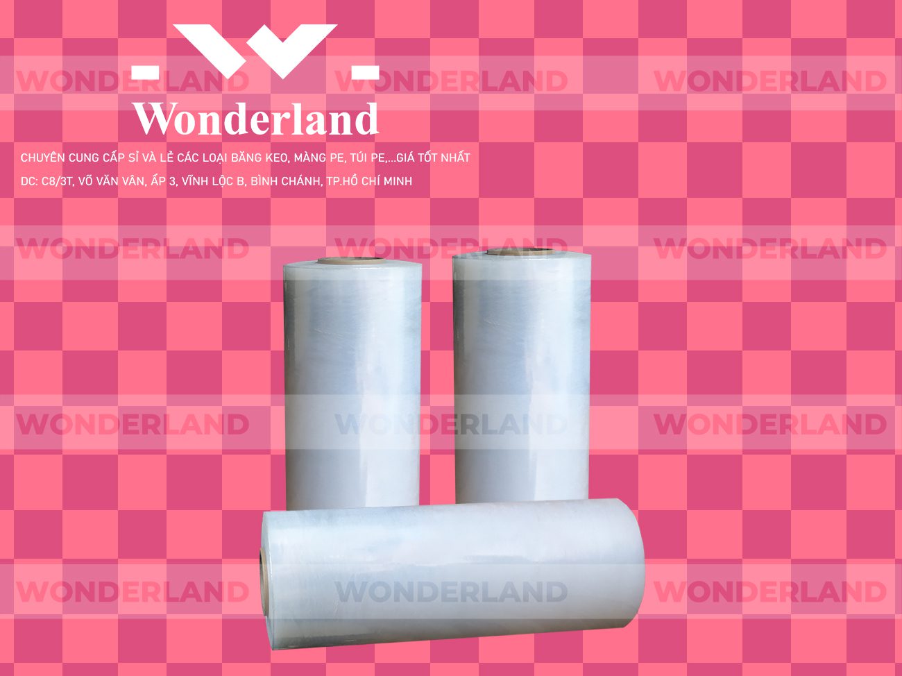 MÀNG PE TRẮNG 7.2KG LÕI 500G CHẤT LƯỢNG CAO WONDERLAND GIÁ SỈ TỐT NHẤT