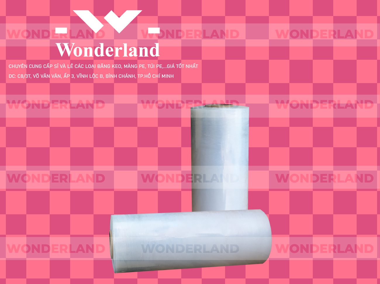 MÀNG PE TRẮNG 7.2KG LÕI 500G CHẤT LƯỢNG CAO WONDERLAND