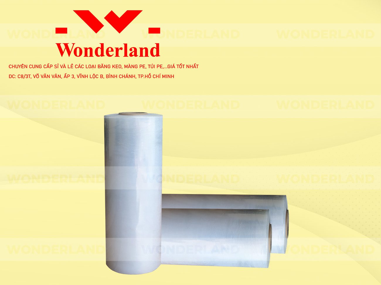 MÀNG PE TRẮNG 7.4KG LÕI 500G CHẤT LƯỢNG CAO WONDERLAND GIÁ SỈ TỐT NHẤT