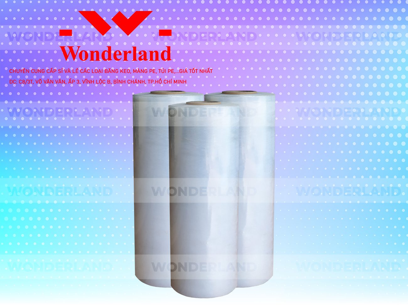 MÀNG PE TRẮNG 7.9KG LÕI 500G CHẤT LƯỢNG CAO WONDERLAND GIÁ SỈ TỐT NHẤT