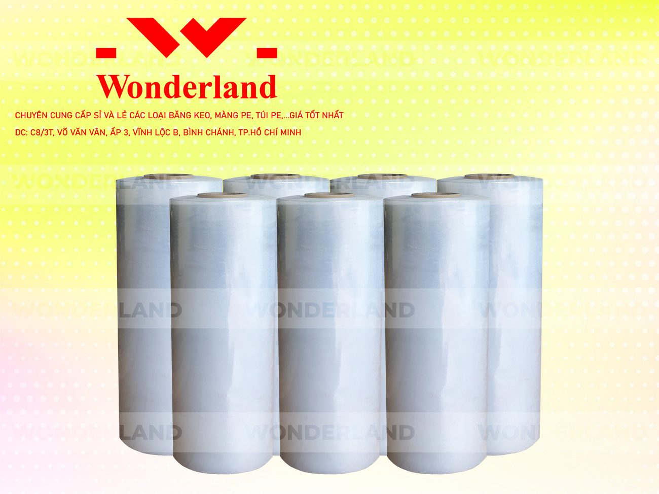 MÀNG PE TRẮNG 8.1KG LÕI 500G CHẤT LƯỢNG CAO WONDERLAND GIÁ SỈ TỐT NHẤT