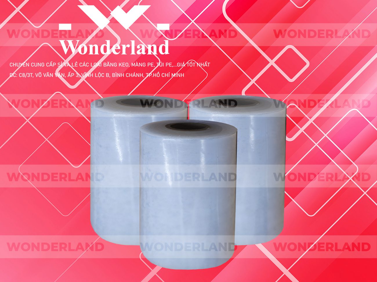 MÀNG PE TRẮNG 9.6KG LÕI 500G CHẤT LƯỢNG CAO WONDERLAND GIÁ SỈ TỐT NHẤT