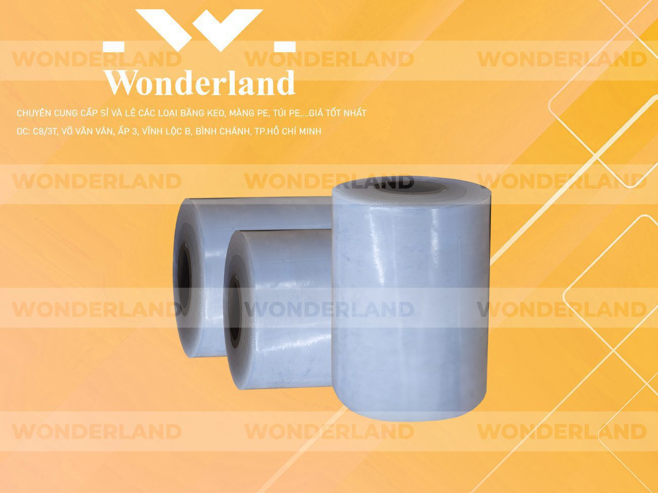 MÀNG PE TRẮNG 9.7KG LÕI 500G CHẤT LƯỢNG CAO WONDERLAND GIÁ SỈ TỐT NHẤT