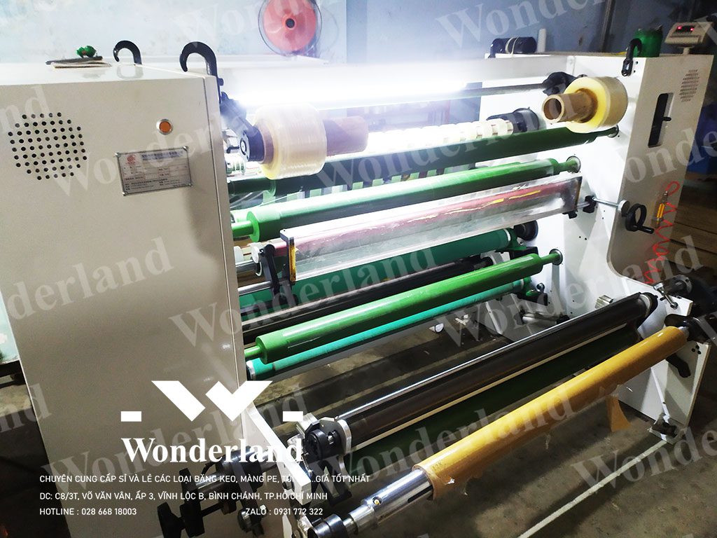 MÁY PHÂN CUỘN BĂNG KEO TỰ ĐỘNG TẠI WONDERLAND