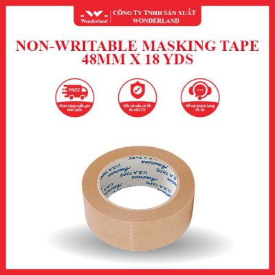 NON-WRITABLE MASKING TAPE 48MM X 18 YDS WONDERLAND