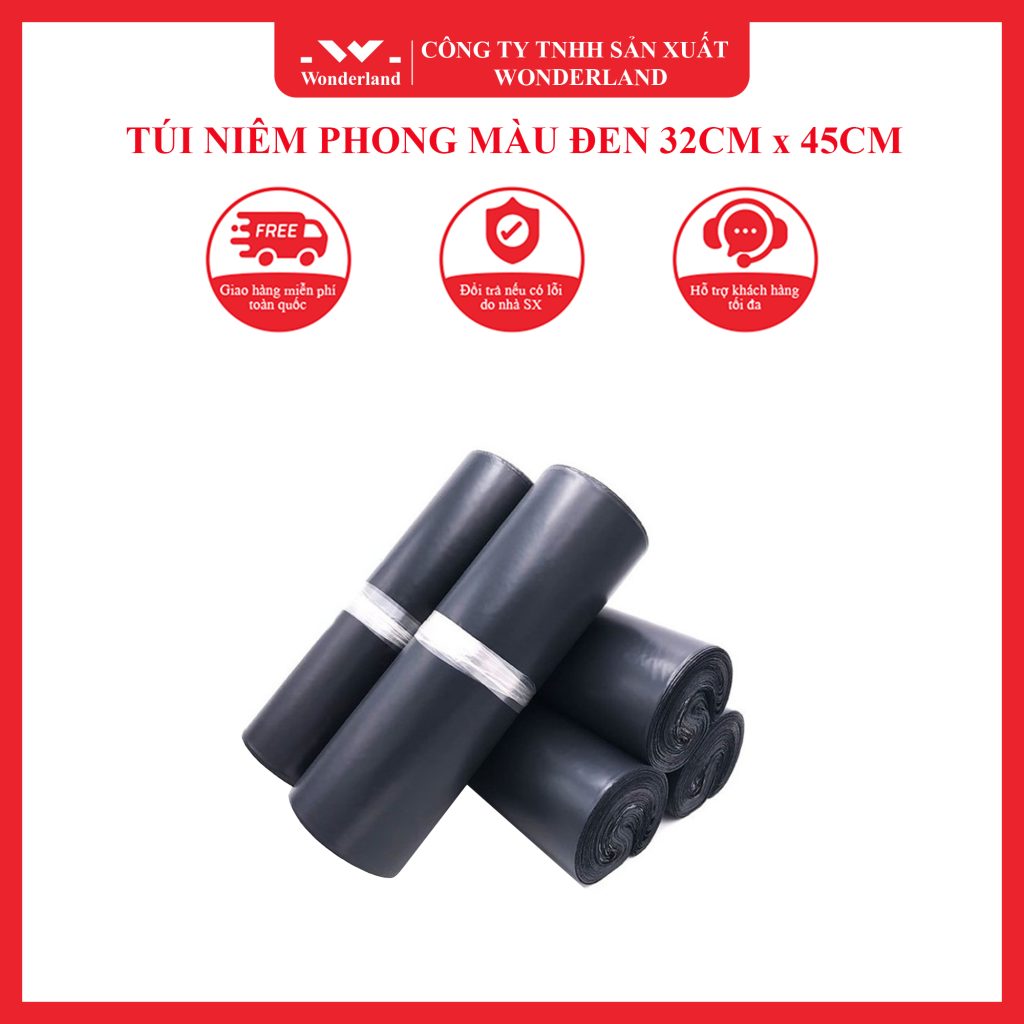 SỬ DỤNG TÚI NIÊM PHONG MÀU ĐEN 32CM x 45CM MANG ĐẾN NHIỀU LỢI ÍCH