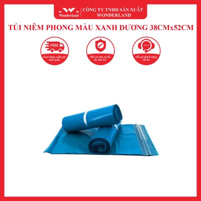 TÚI NIÊM PHONG MÀU XANH DƯƠNG 38CMx52CM - 4