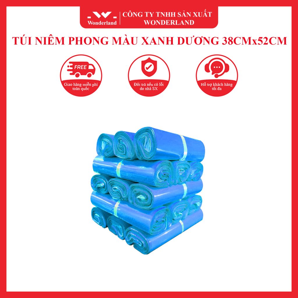 TÚI NIÊM PHONG MÀU XANH DƯƠNG 38CMx52CM WONDERLAND VỚI NHIỀU ƯU ĐIỂM