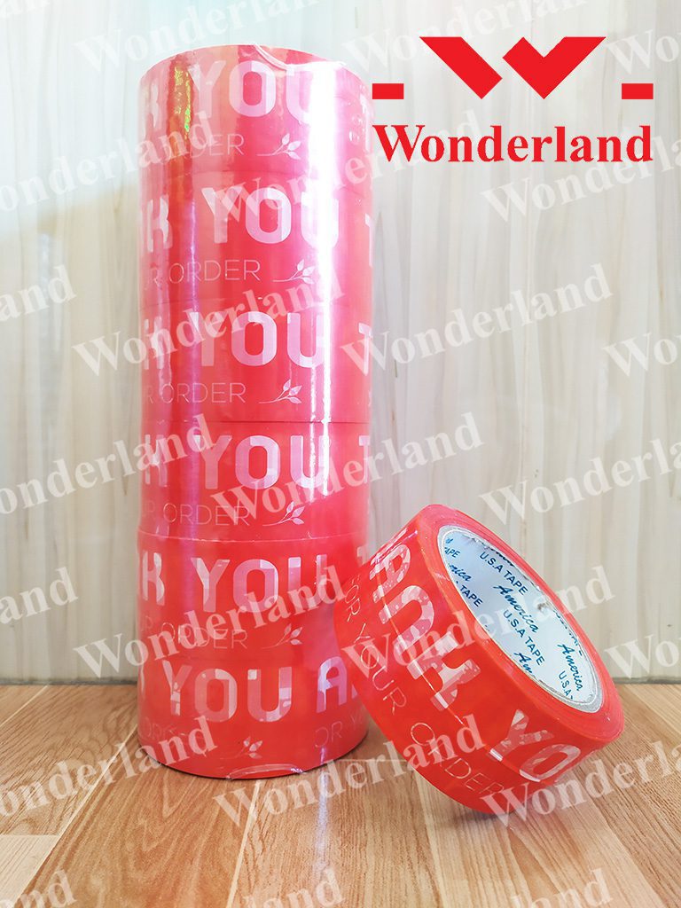 Xưởng in băng keo giá sỉ Wonderland