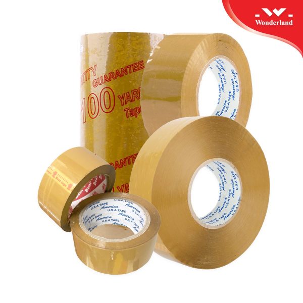 BOPP BROWN TAPE 80 YDS IN LENGTH