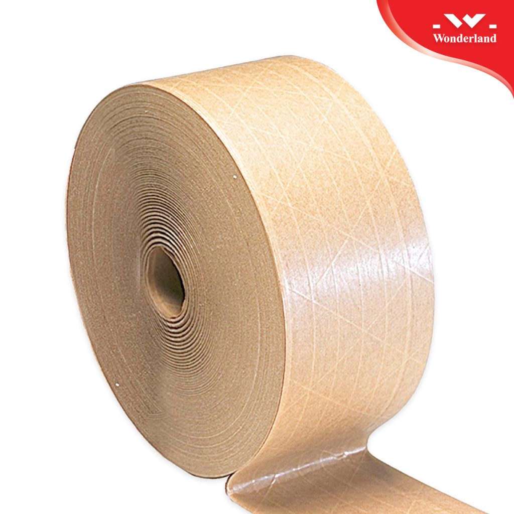 Băng keo giấy nâu thấm nước dán thùng cho vận chuyển đi xa