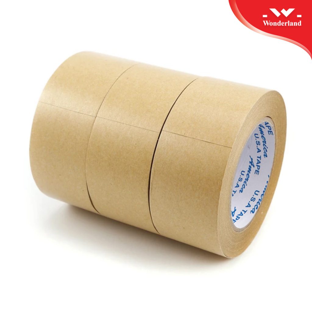 Các loại quy cách phổ biến của băng keo giấy nâu dán thùng