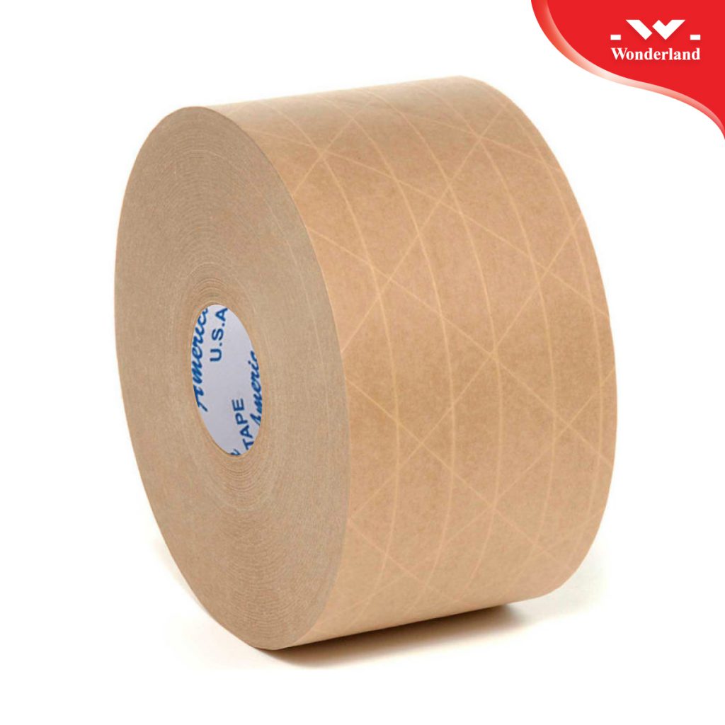Băng keo giấy nâu thấm nước có chỉ đảm bảo chất lượng - giá sỉ tốt nhất tại Wonderland