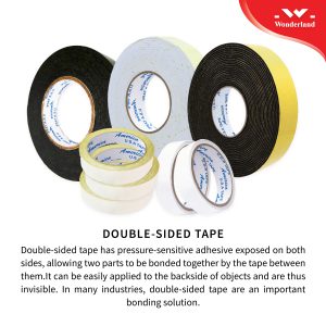DOES DOUBLE SIDED TAPE SET IN A SINGLE TYPE OR MULTIPLE TYPES? 