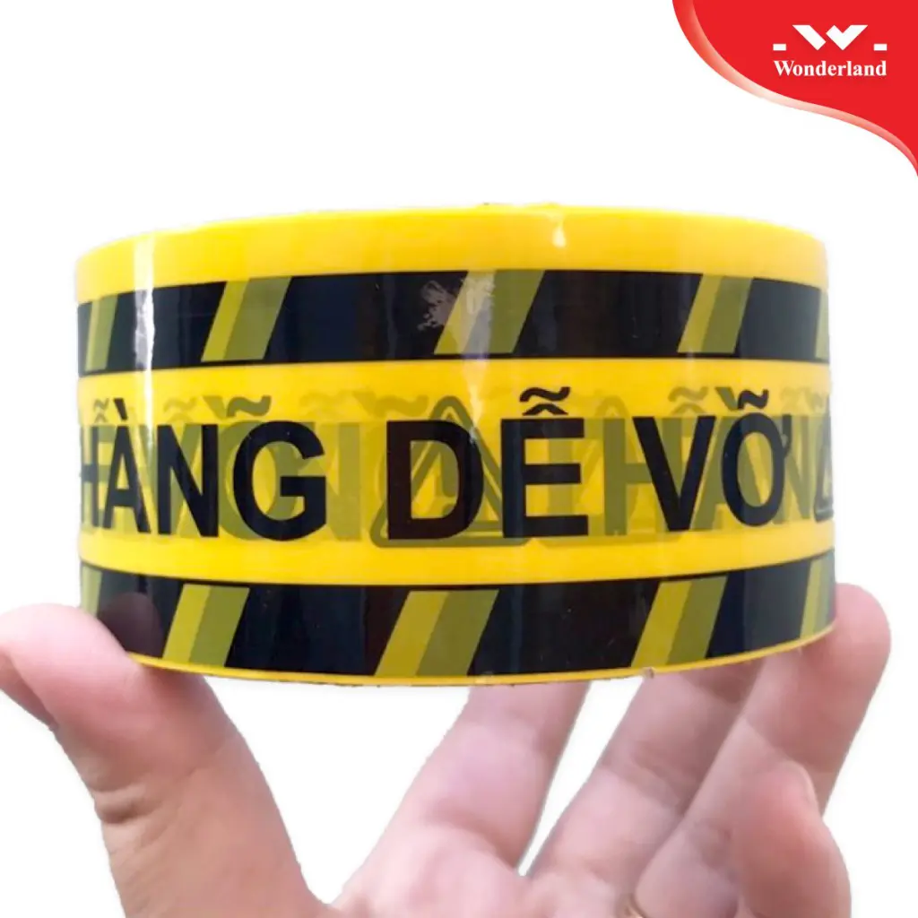 BĂNG KEO IN CHỮ CẢNH BÁO HÀNG DỄ VỠ VỚI NHIỀU ƯU ĐIỂM CHO SHOP VỀ TINH DẦU