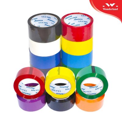 BOPP COLORED TAPE 75MM X 100 YDS