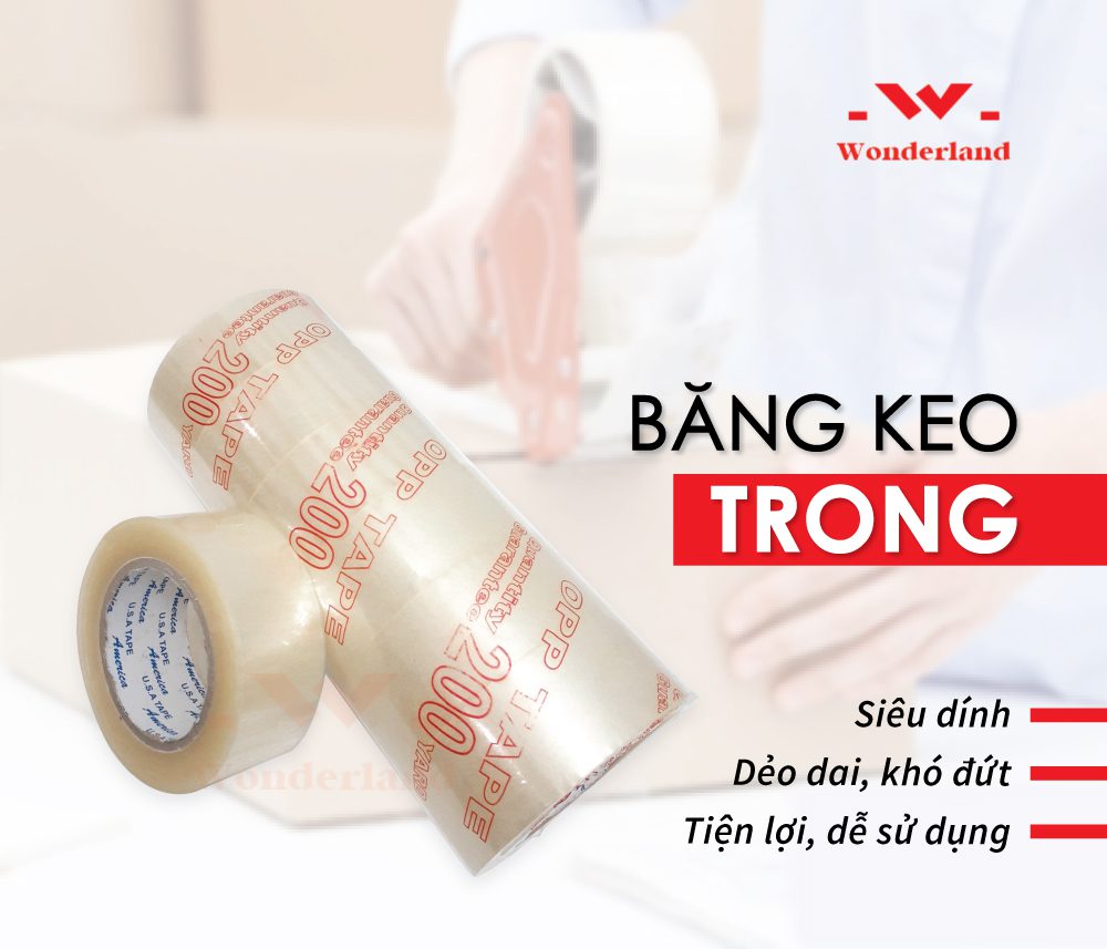Wonderland - nhà cung cấp băng keo uy tín